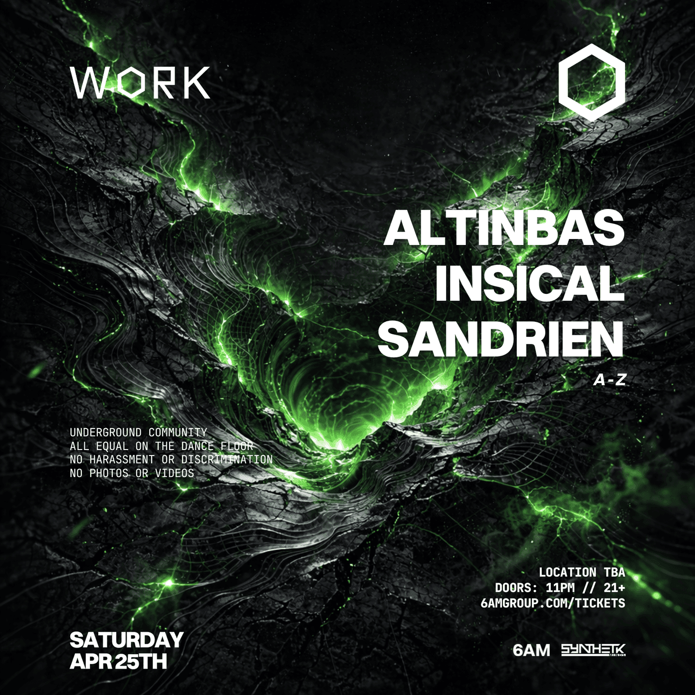 WORK presents: Altinbas, Insical, & Sandrien